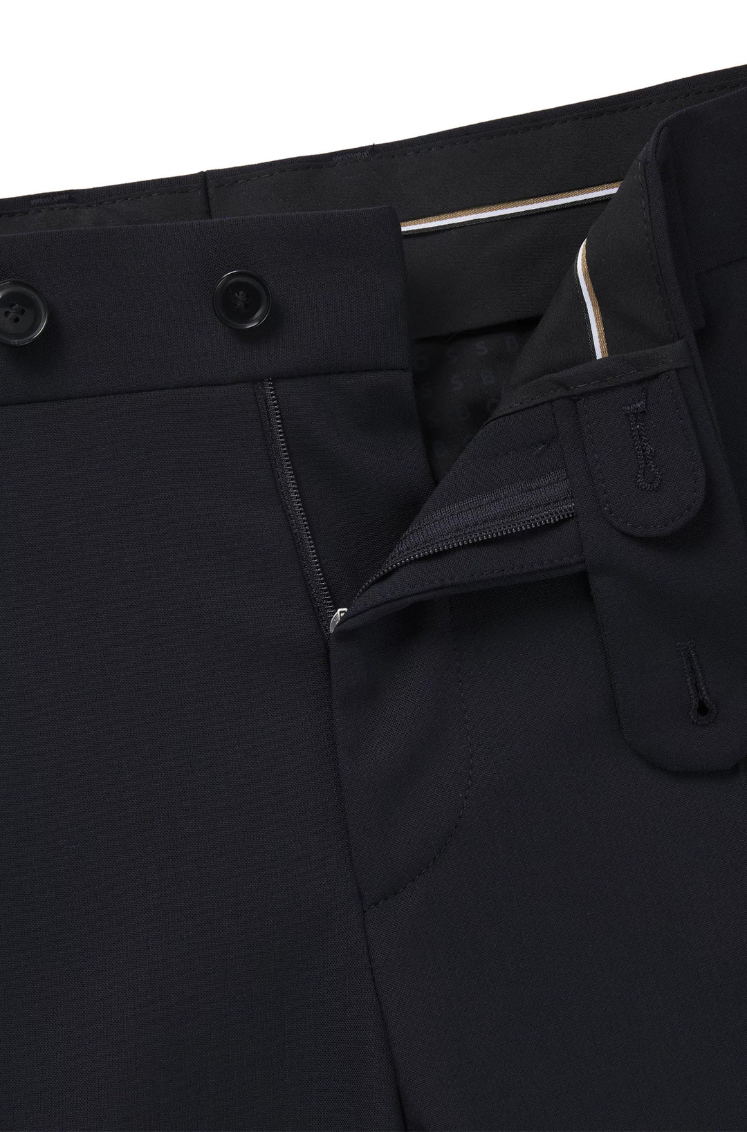 Boss Formal trousers in washable super-flex fabric