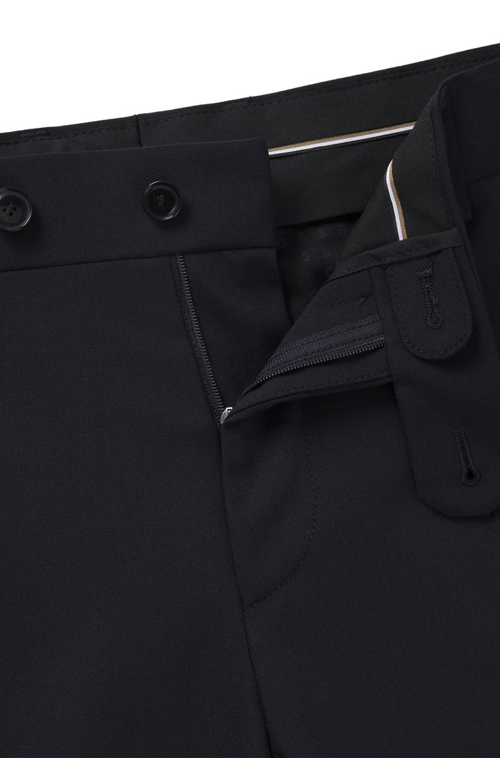 Boss Formal trousers in washable super-flex fabric