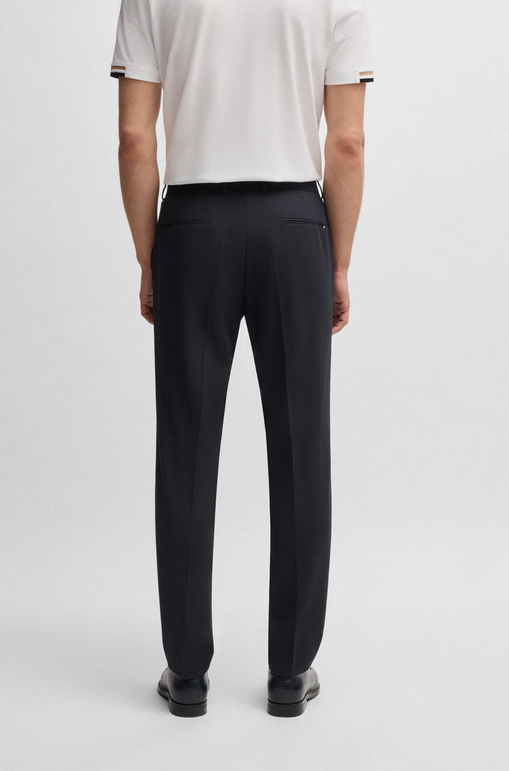 Boss Formal trousers in washable super-flex fabric