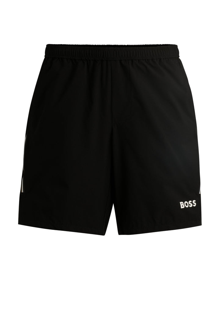 Boss Active tennis shorts with four-way stretch