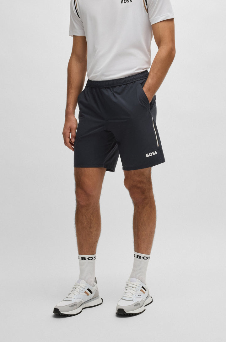 Boss Active tennis shorts with four-way stretch