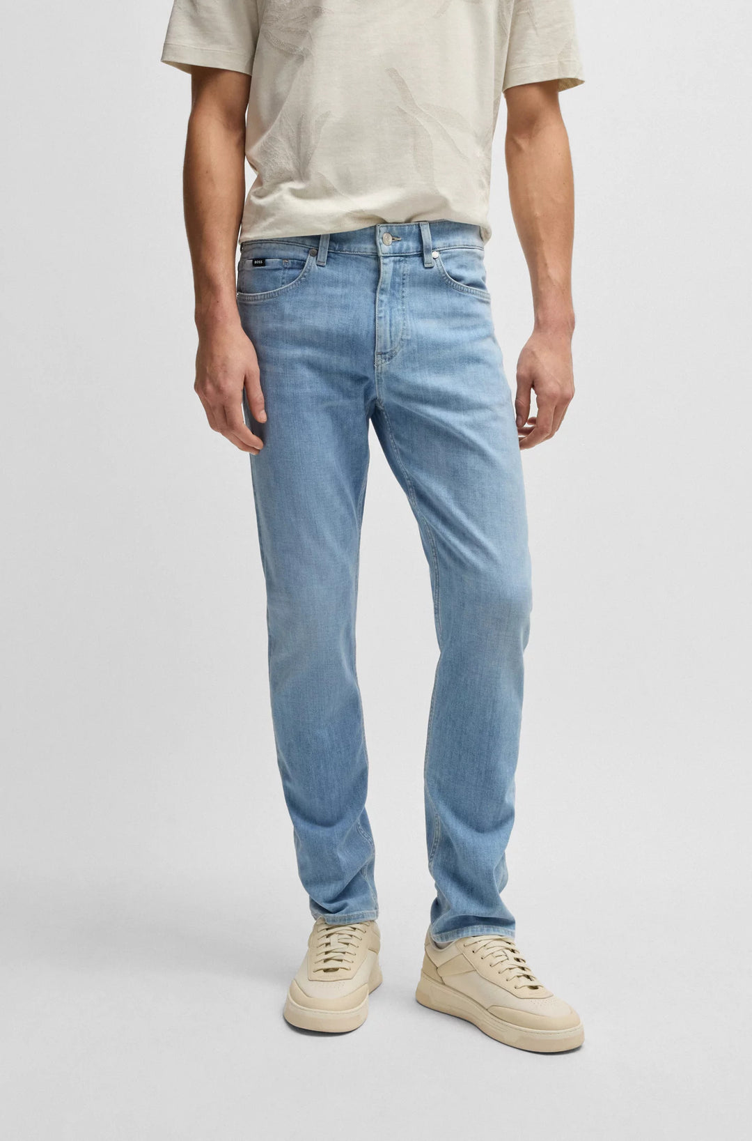 Boss Delaware slim-fit jeans in blue Italian denim