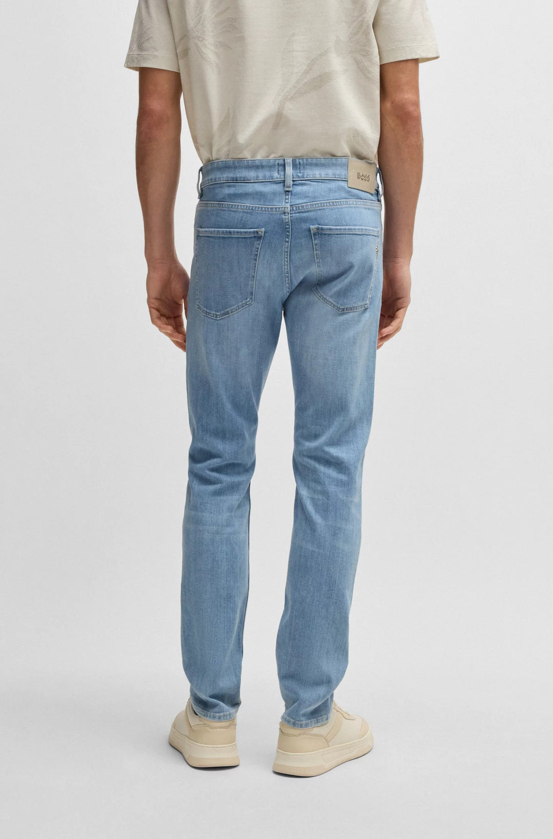 Boss Delaware slim-fit jeans in blue Italian denim