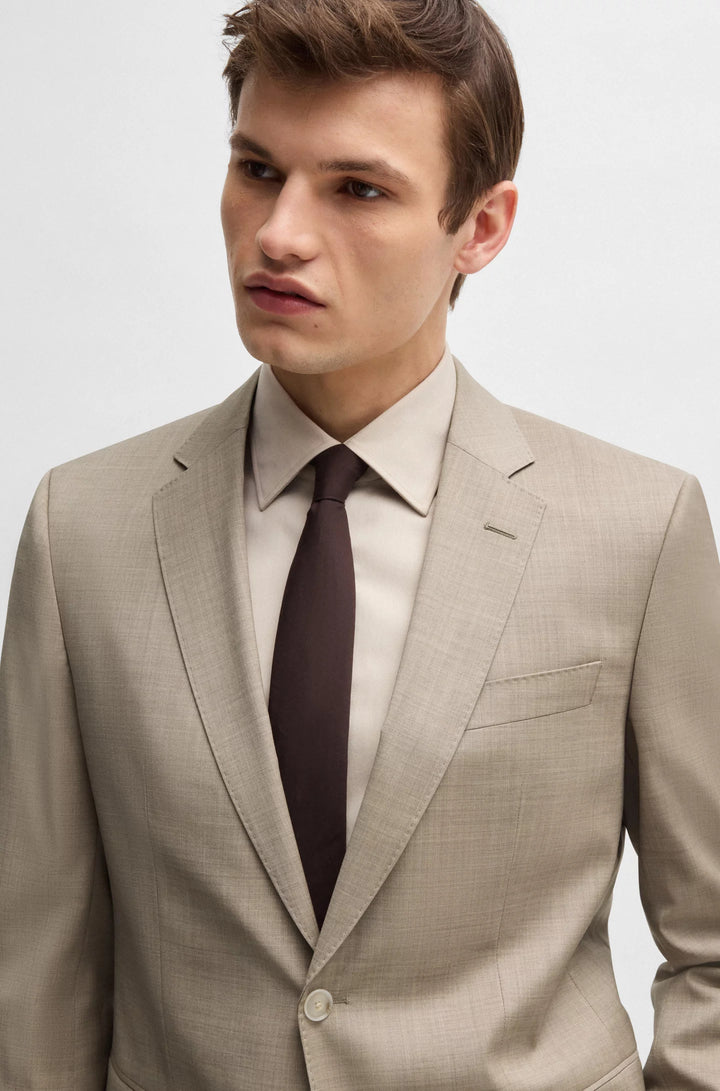 Boss Slim-fit suit in virgin wool