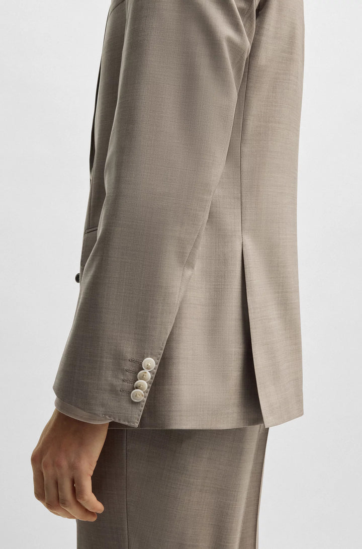 Boss Slim-fit suit in virgin wool