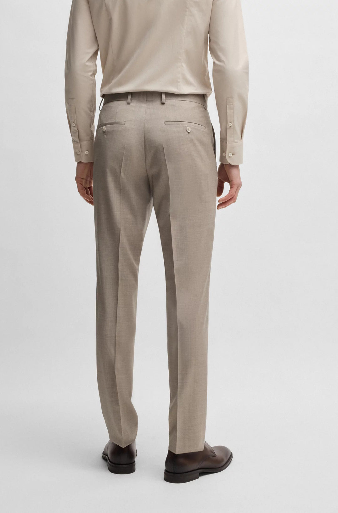 Boss Slim-fit suit in virgin wool