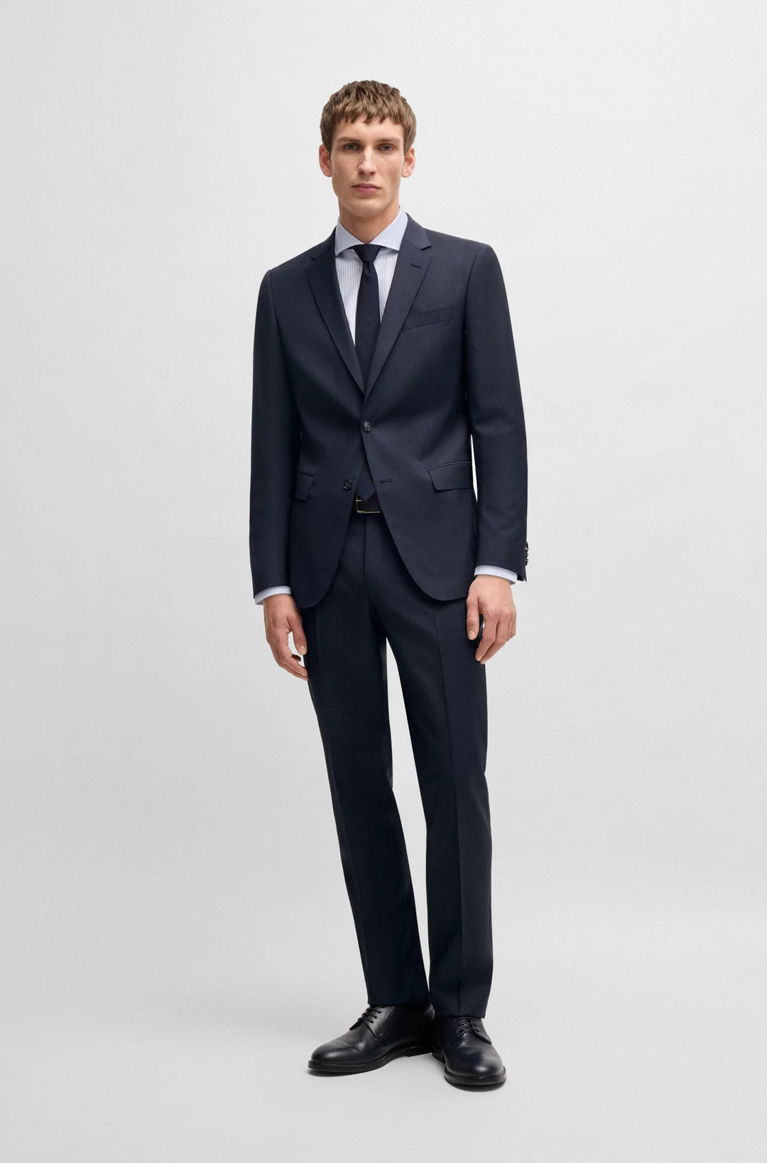 Boss Slim-fit suit in virgin wool