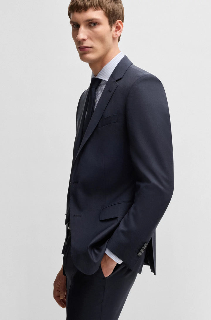 Boss Slim-fit suit in virgin wool