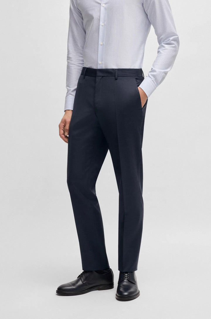 Boss Slim-fit suit in virgin wool