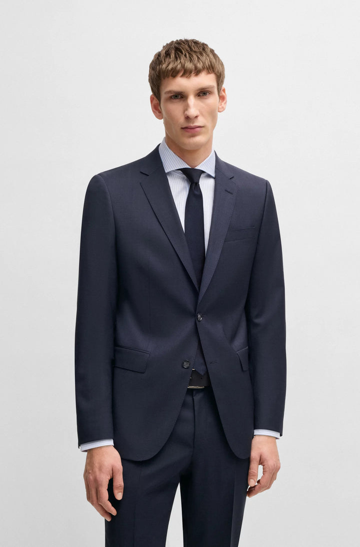 Boss Slim-fit suit in virgin wool