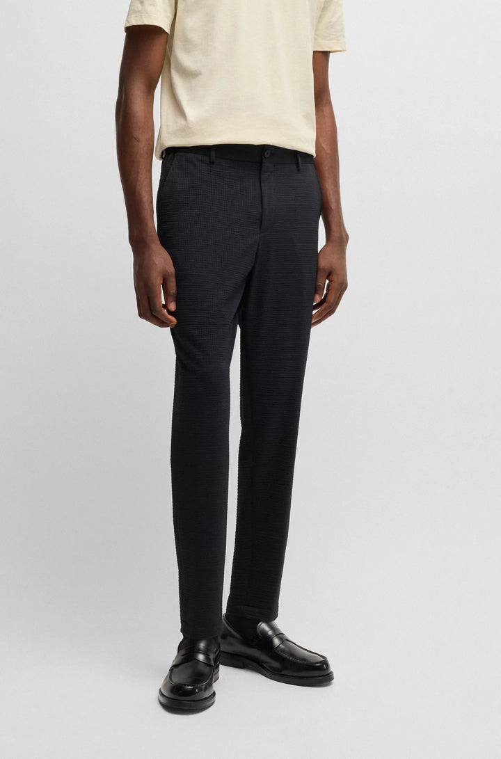 Boss Formal trousers in washable super-flex fabric