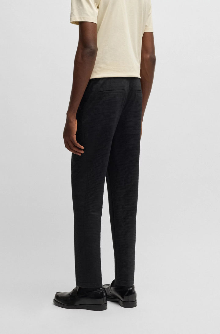 Boss Formal trousers in washable super-flex fabric