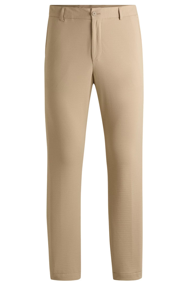 Boss Formal trousers in washable super-flex fabric