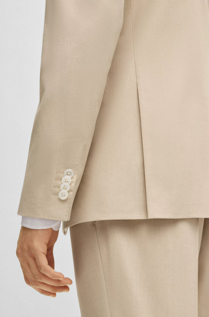 Boss Slim-fit blazer in stretch chiffon
