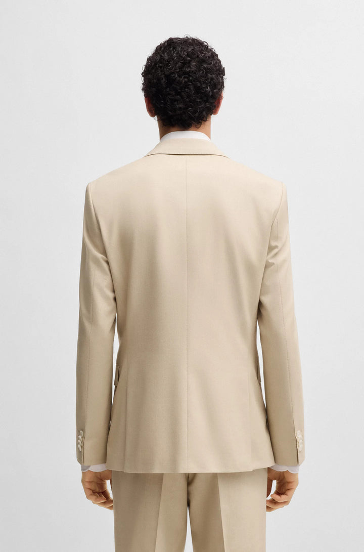 Boss Slim-fit blazer in stretch chiffon
