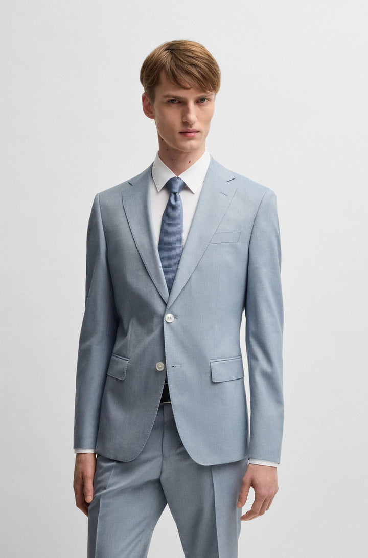 Boss Slim-fit blazer in stretch chiffon