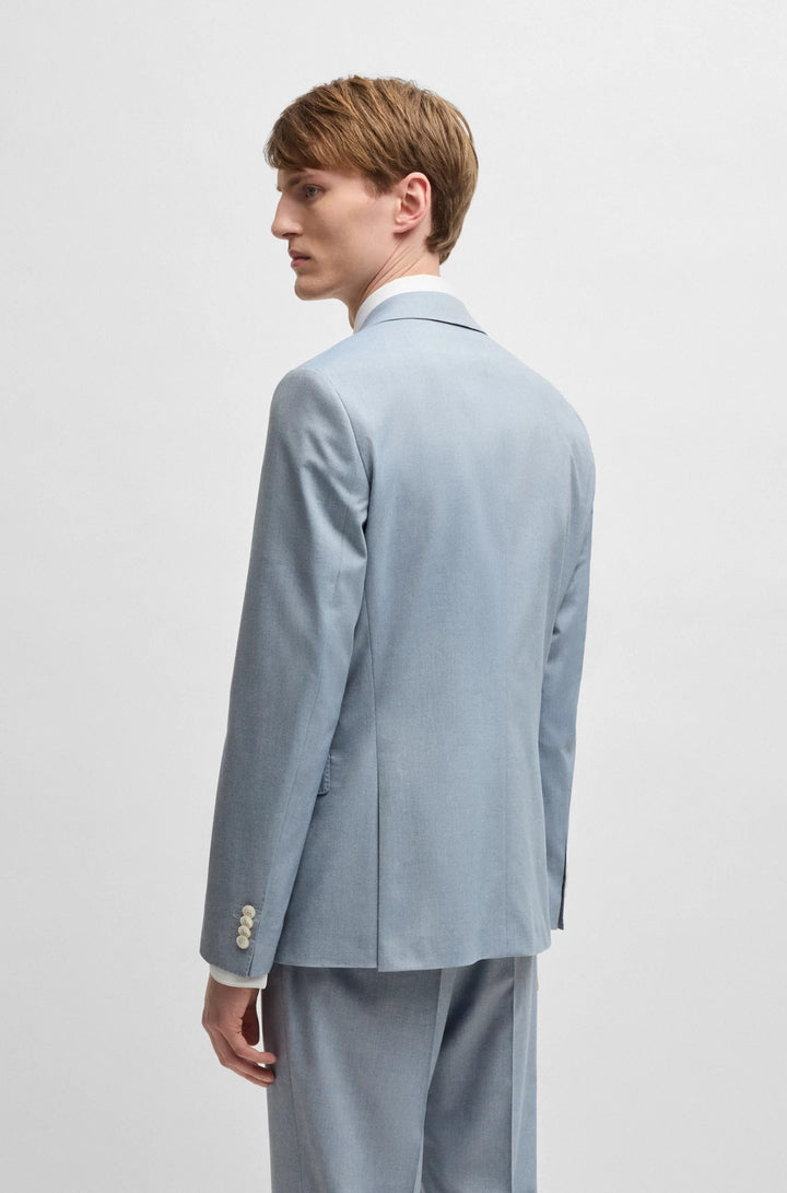 Boss Slim-fit blazer in stretch chiffon