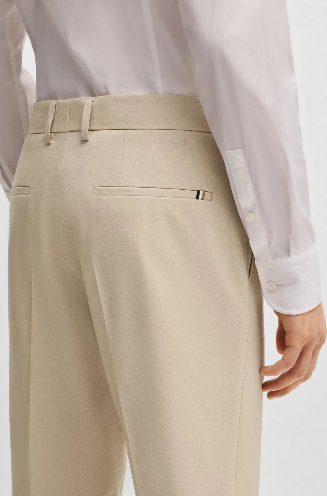 Boss Formal trousers in stretch chiffon