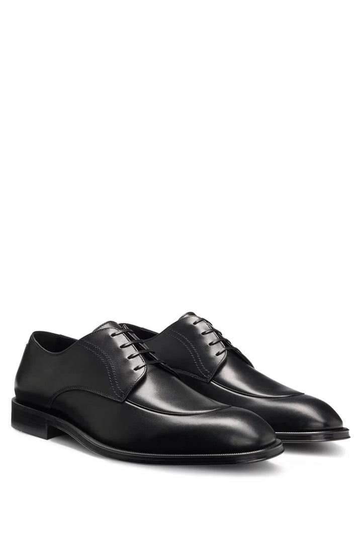 Boss Leather Derby shoes with apron toe