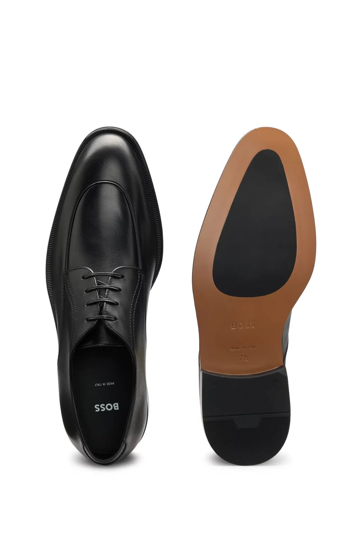 Boss Leather Derby shoes with apron toe