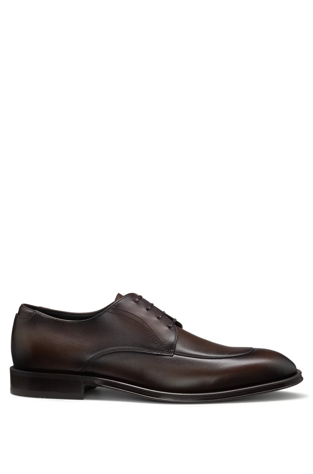 Boss Leather Derby shoes with apron toe