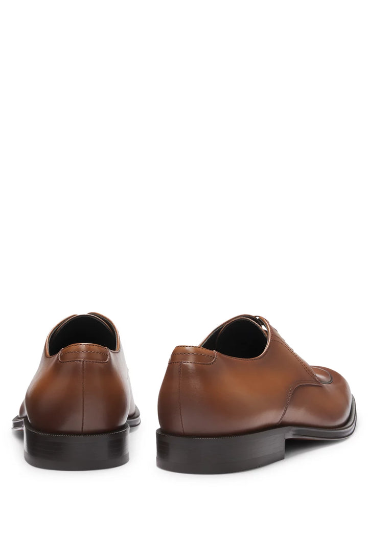 Boss Leather Derby shoes with apron toe