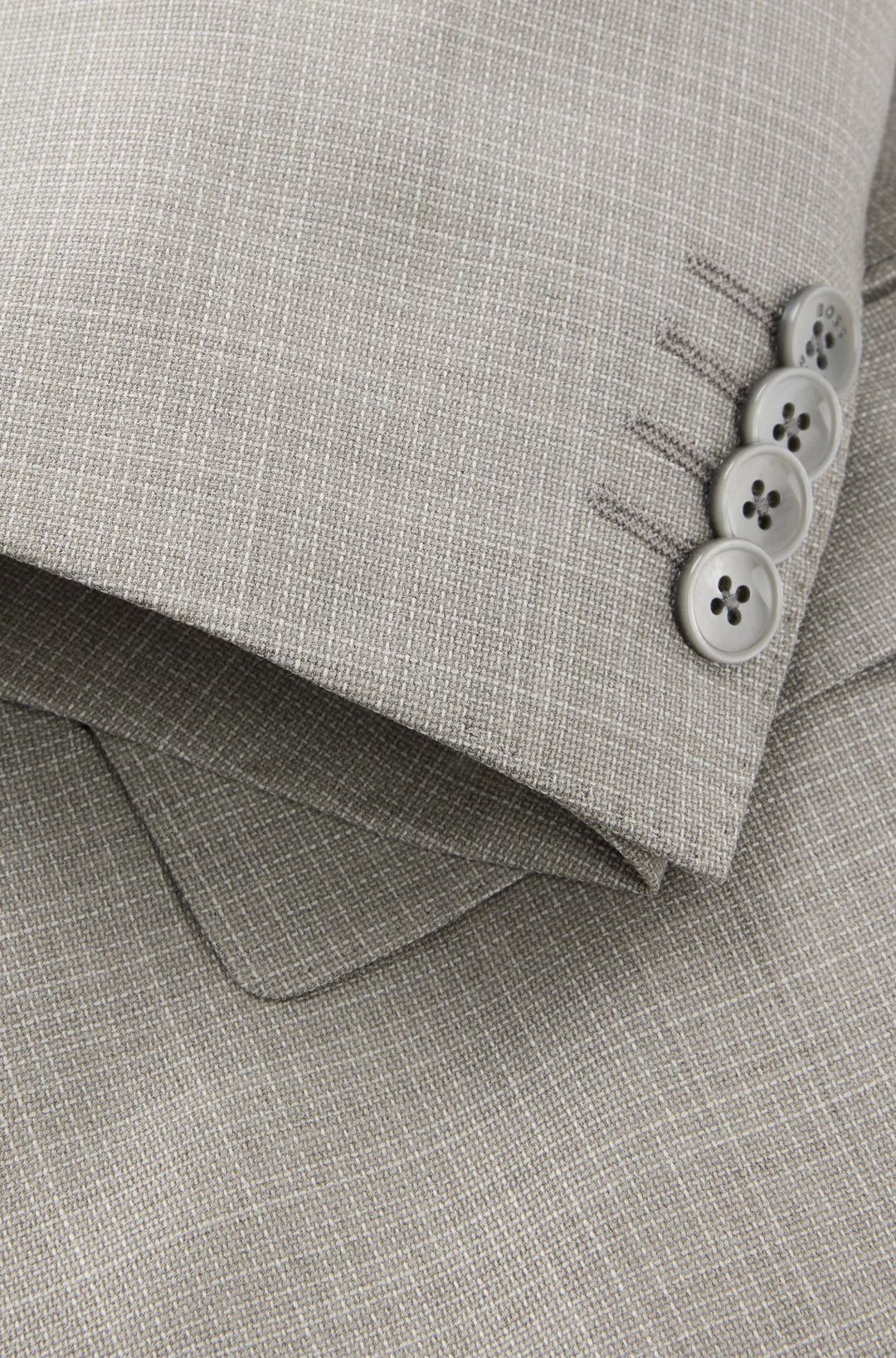 Boss Slim-fit suit in patterned wool
