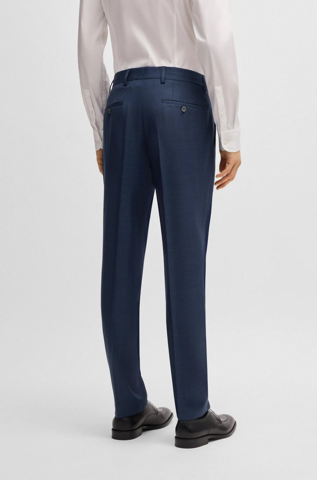 Boss Slim-fit suit in patterned wool
