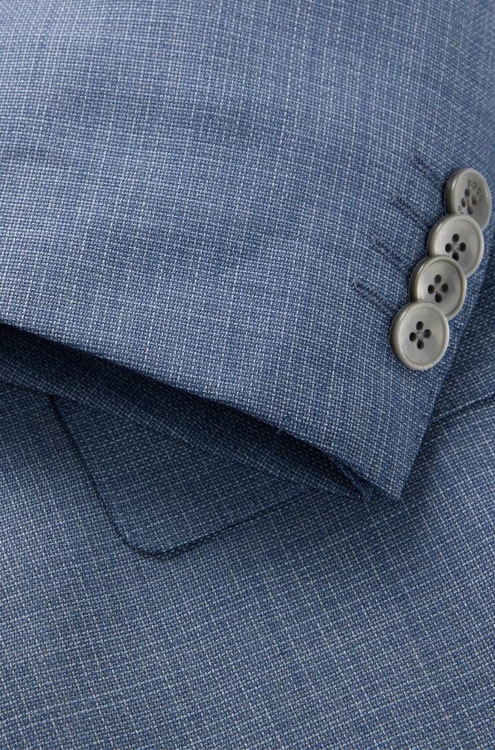 Boss Slim-fit suit in patterned wool