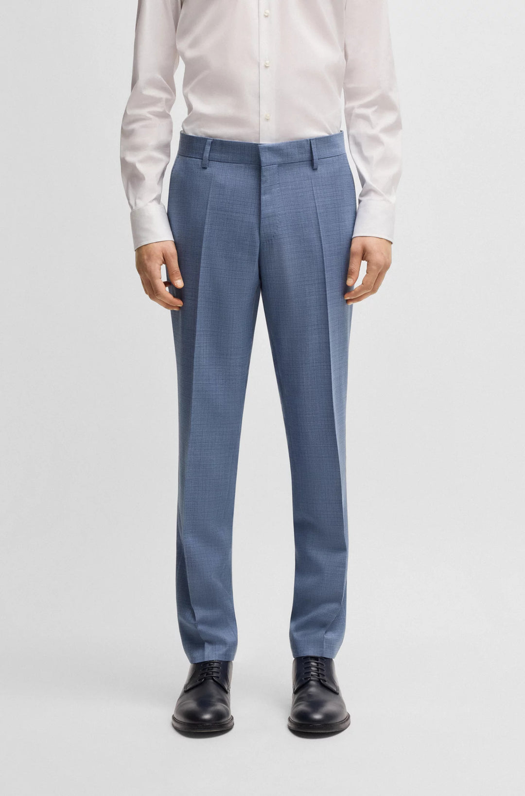 Boss Slim-fit suit in patterned wool