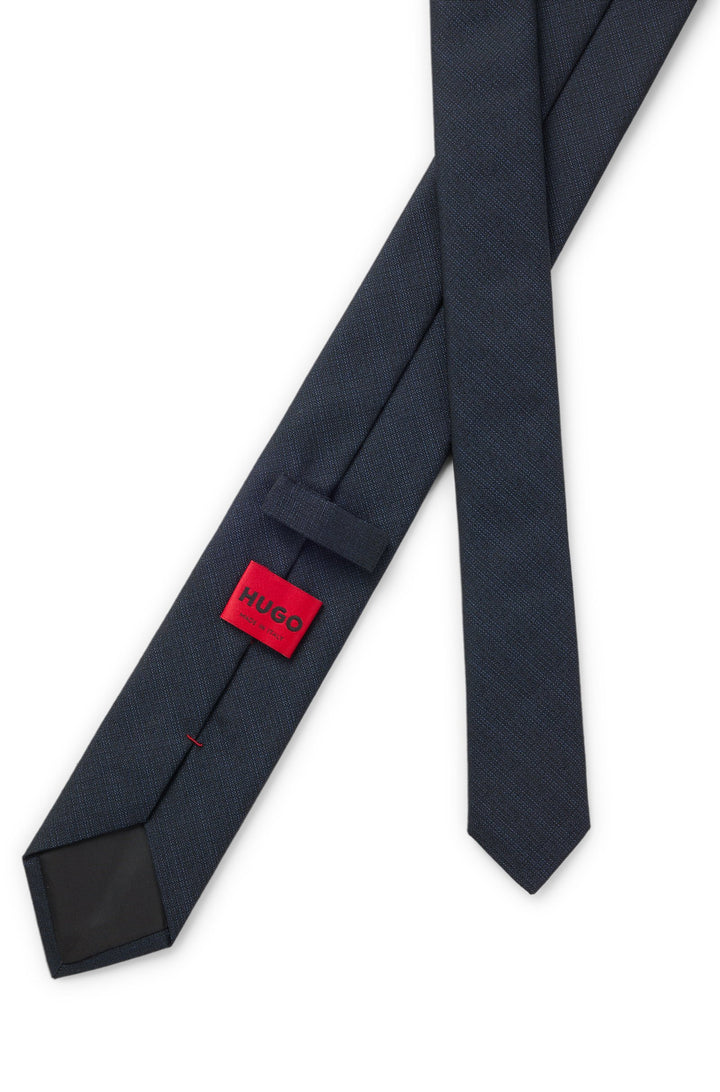 Hugo Jacquard-woven tie blended with silk
