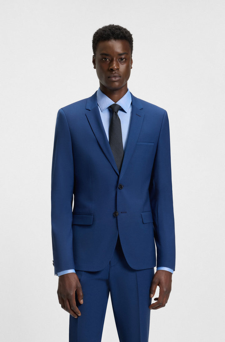 Hugo Jacquard-woven tie blended with silk