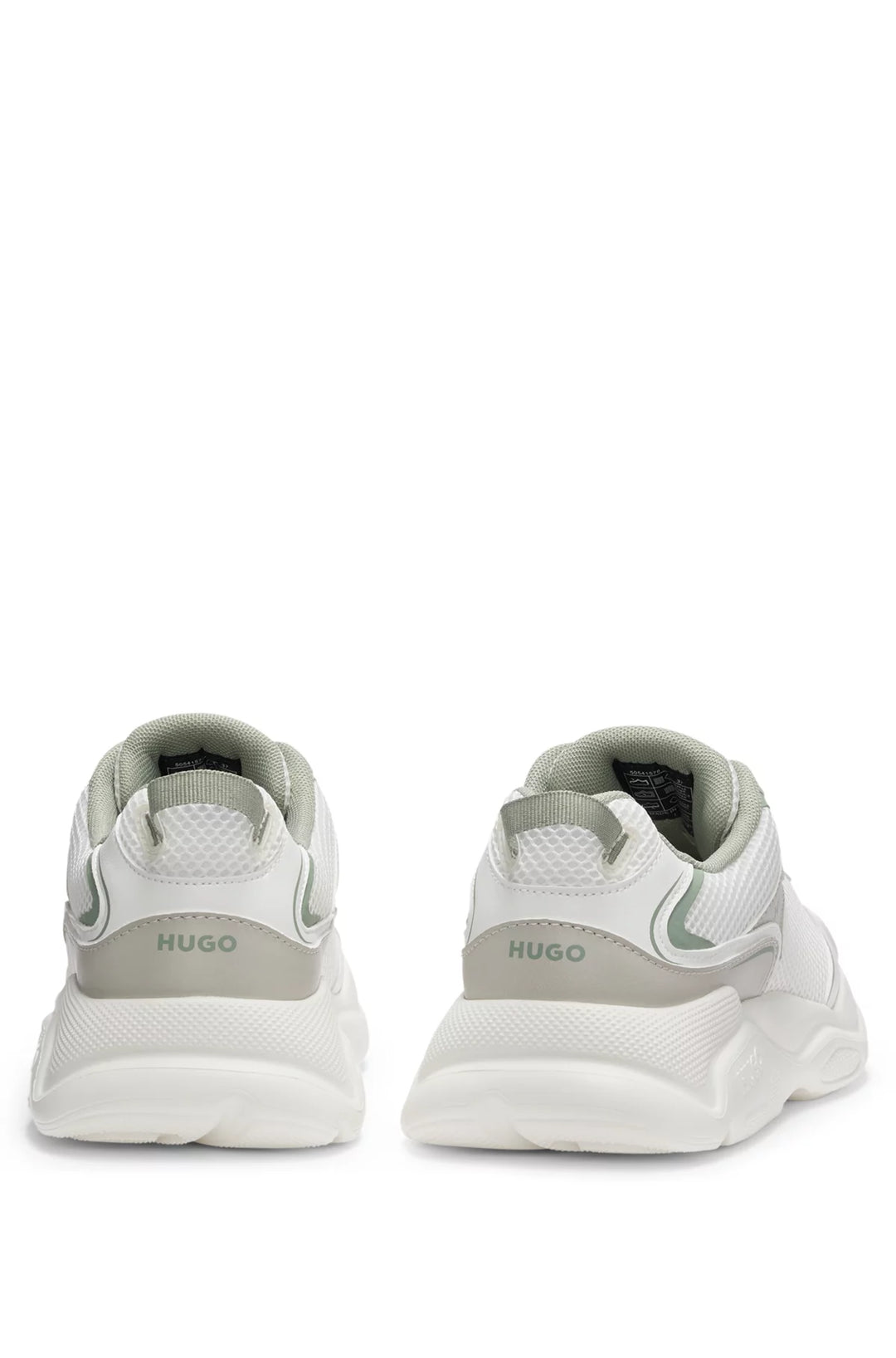 HUGO Mesh-detail trainers with rear pull loop