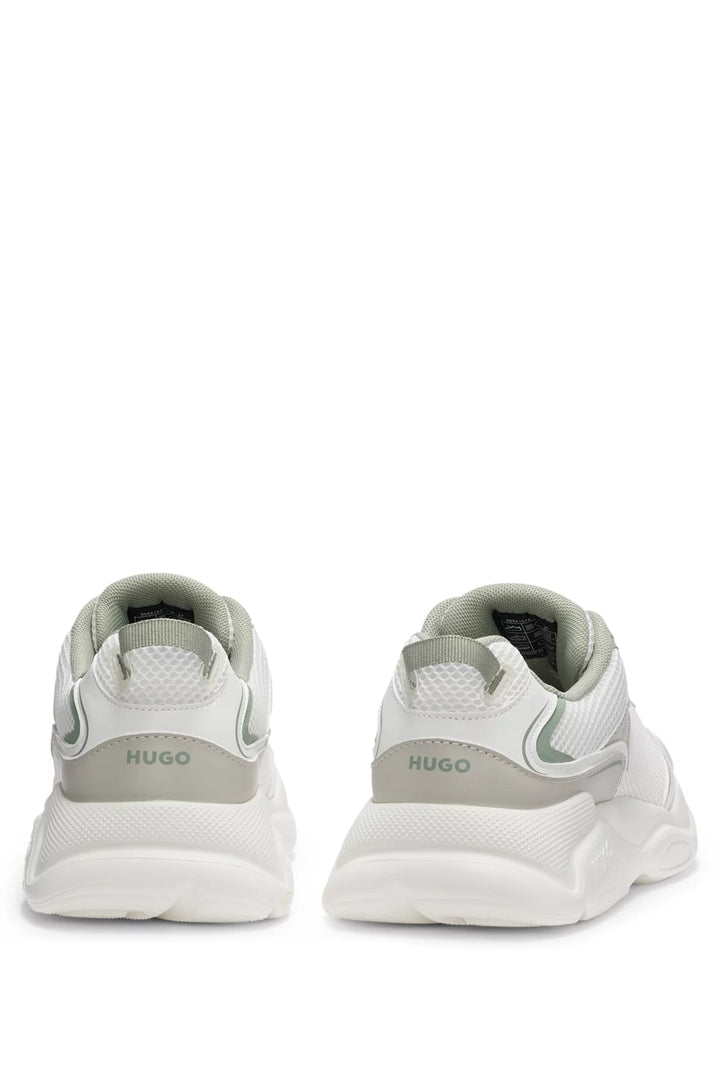 HUGO Mesh-detail trainers with rear pull loop