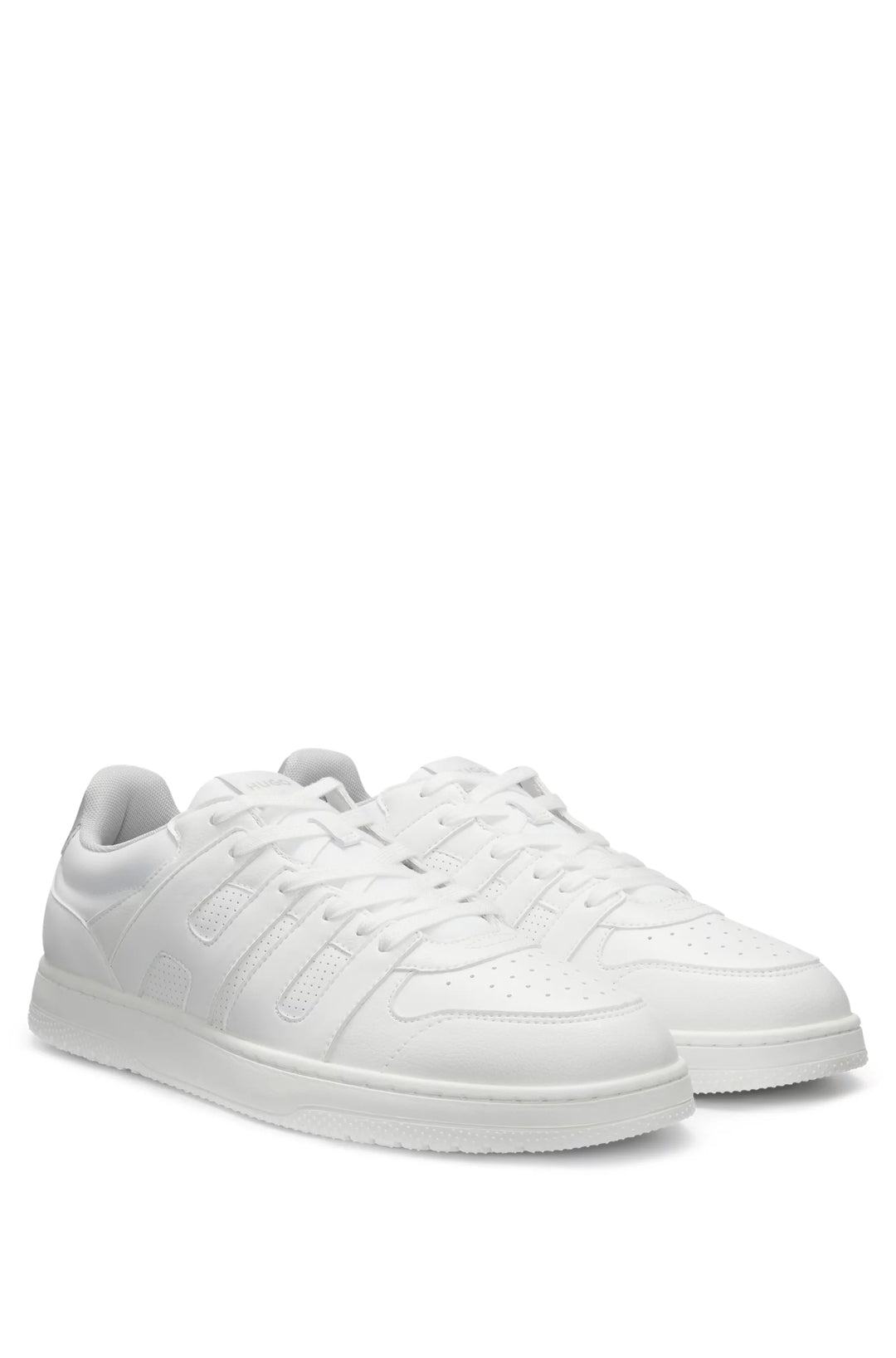 Hugo Faux-leather trainers with logo uppers