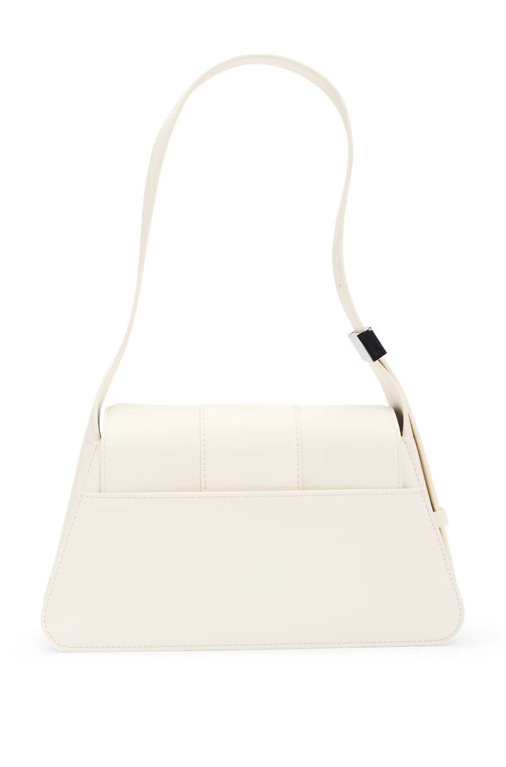 HUGO FAUX-LEATHER SHOULDER BAG WITH LOGO HARDWARE
