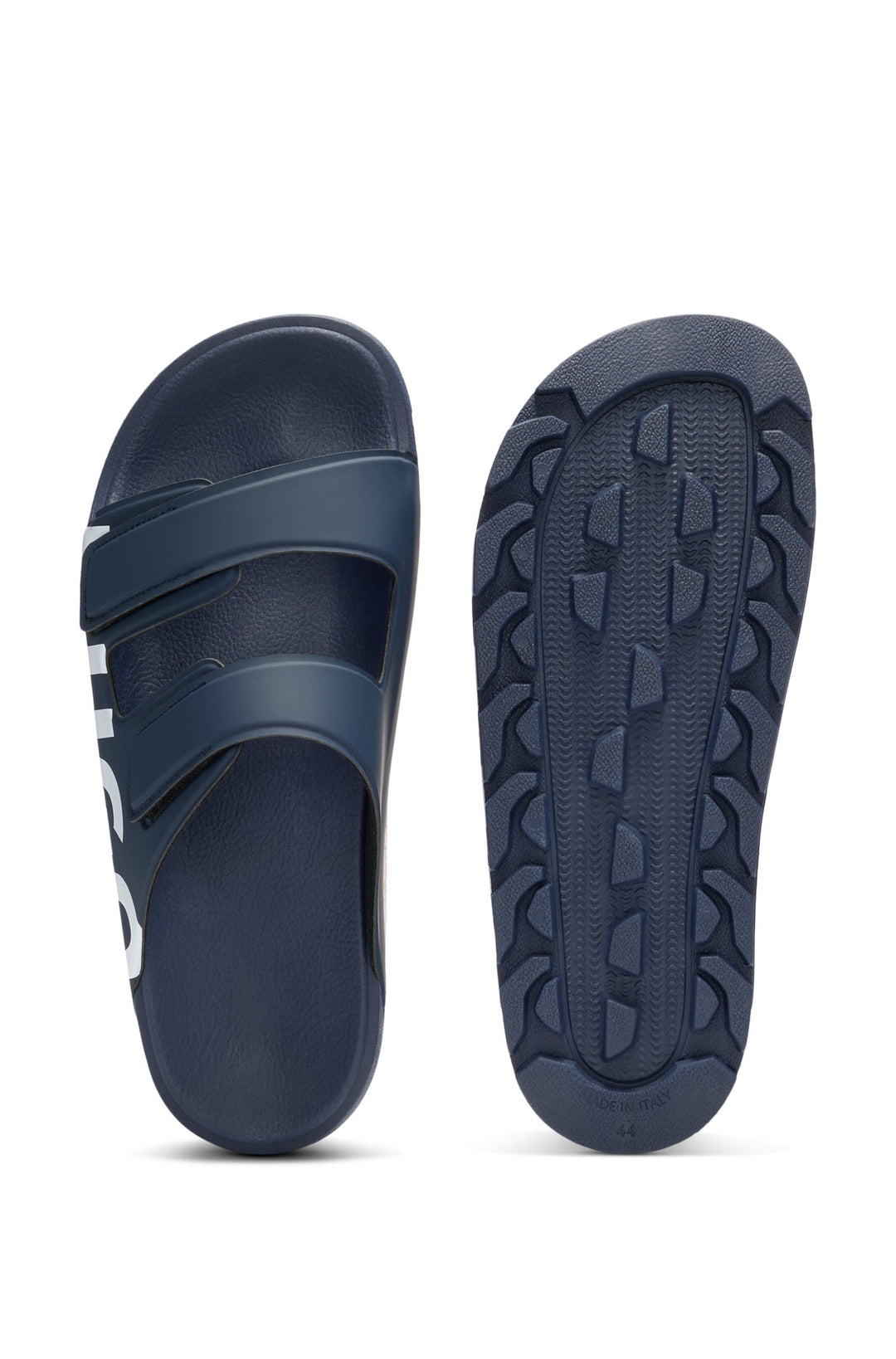 Hugo Logo sandals with double touch-closure straps