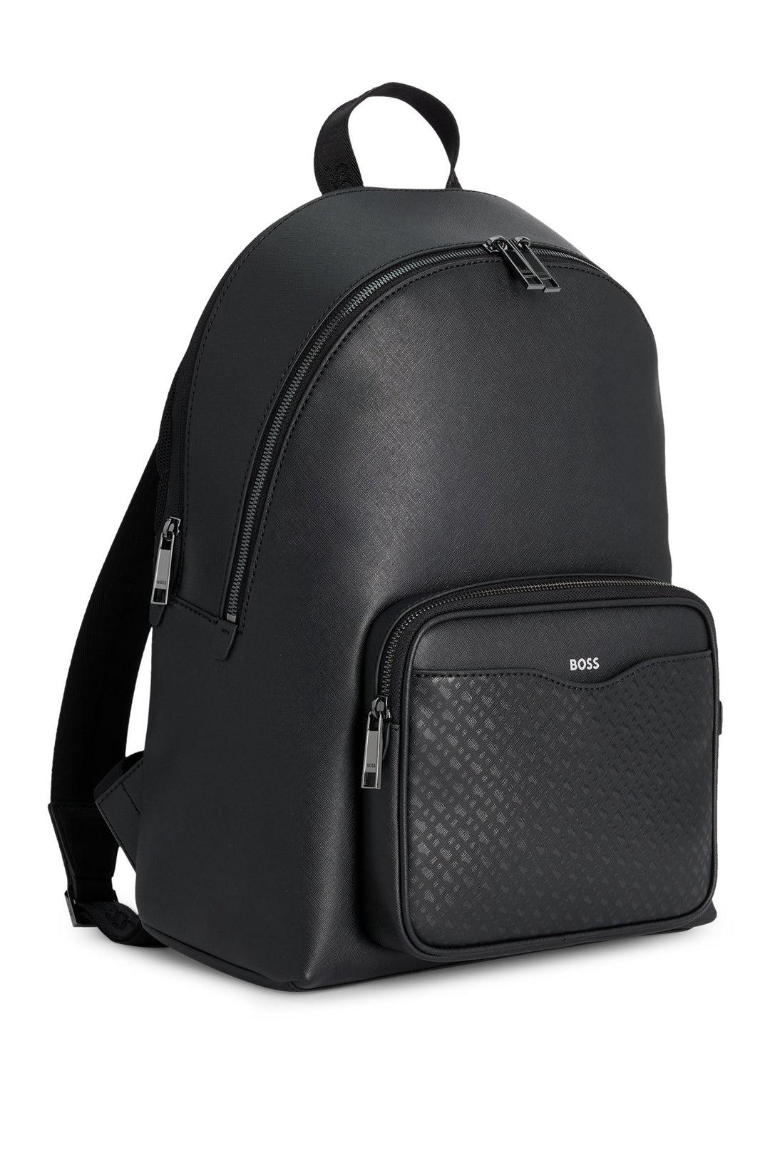 Boss Backpack with monogram-patterned pocket