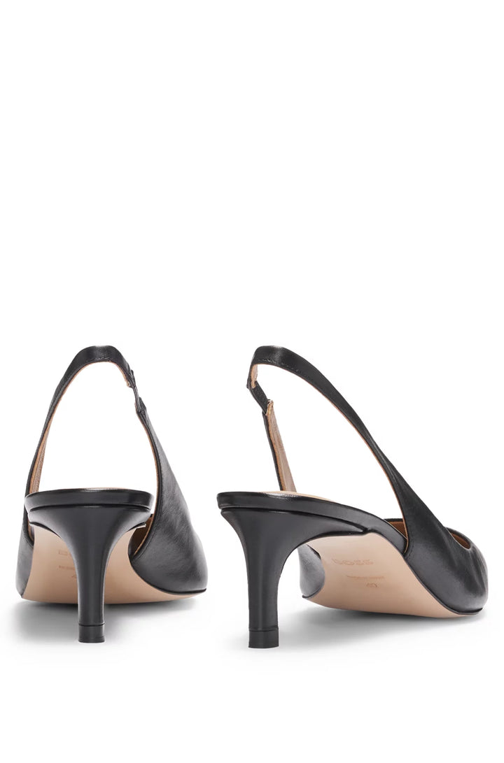 BOSS Slingback pumps in nappa leather