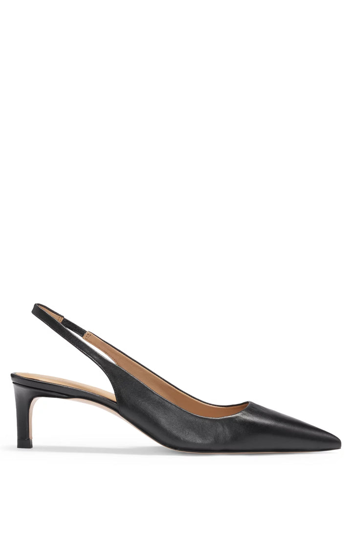 BOSS Slingback pumps in nappa leather