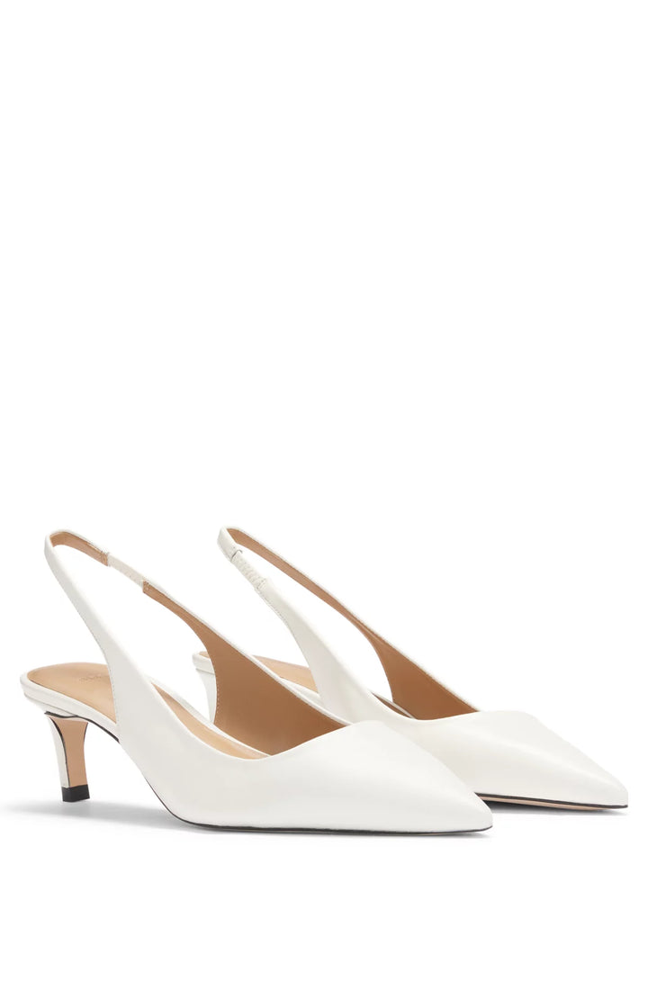 BOSS Slingback pumps in nappa leather