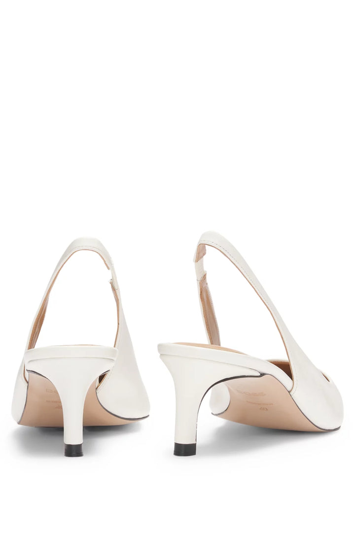 BOSS Slingback pumps in nappa leather