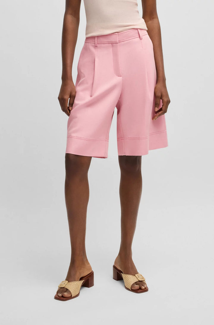 BOSS FORMAL SHORTS WITH FRONT PLEATS