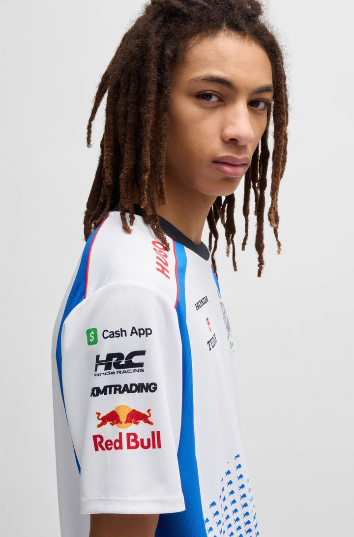 HUGO X VCARB FANWEAR T-SHIRT WITH DEGRADÉ BULL MOTIF