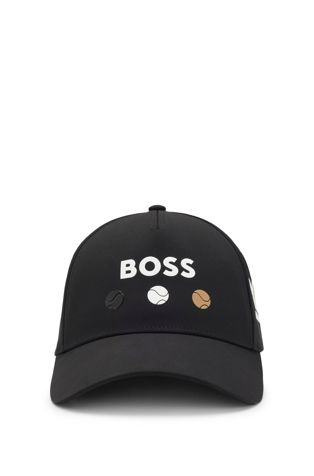 Boss Logo-detailed cap in stretch nylon