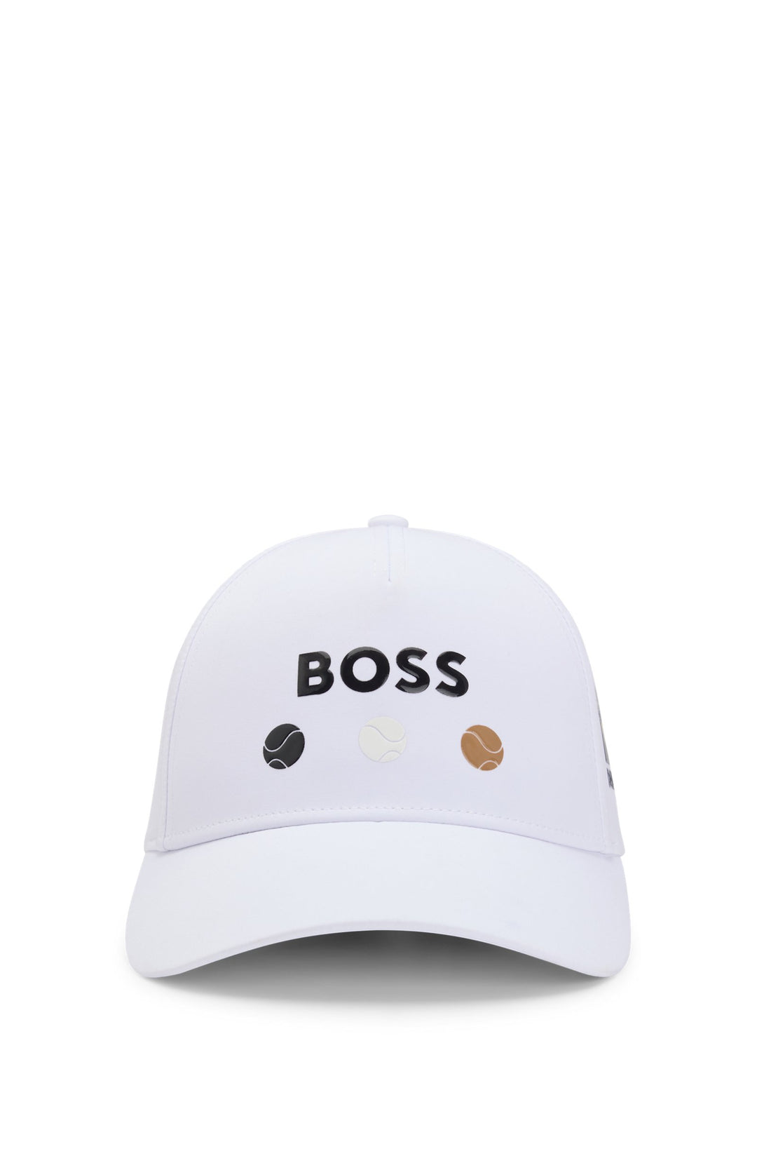 Boss Logo-detailed cap in stretch nylon