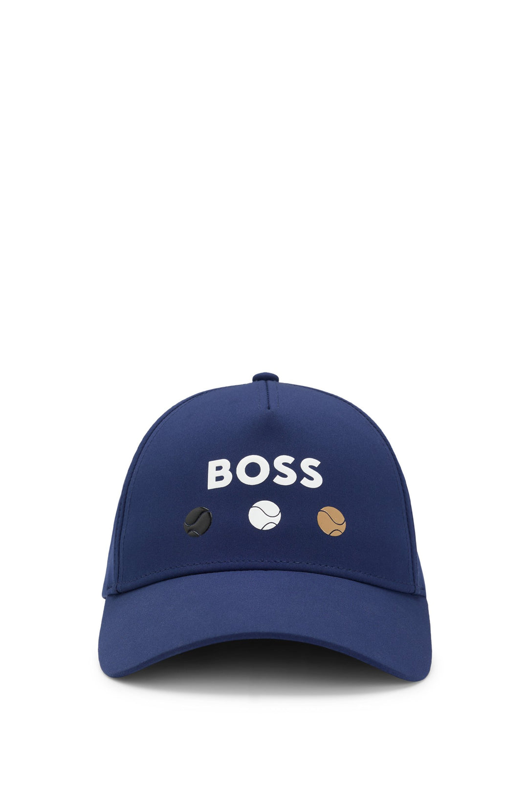 Boss Logo-detailed cap in stretch nylon