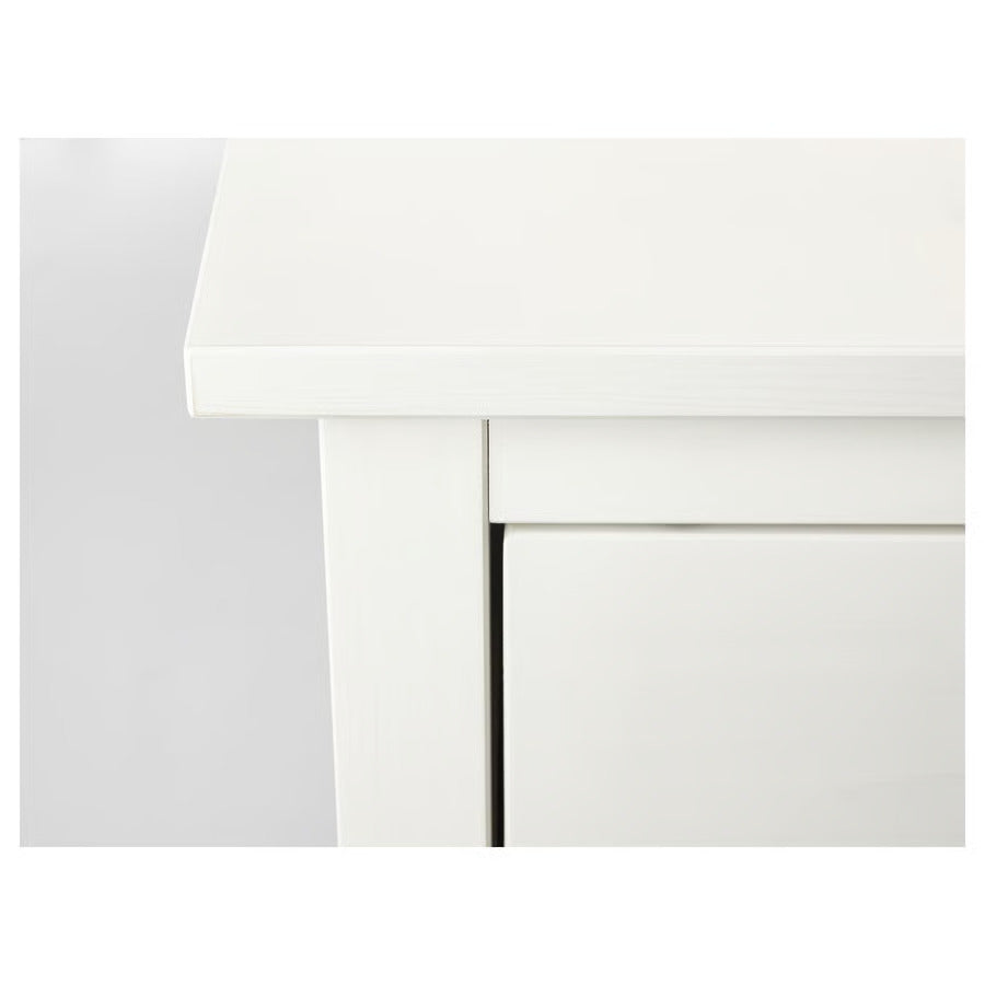IKEA HEMNES 2-drawer chest, black-brown, 21 1/4x26 "