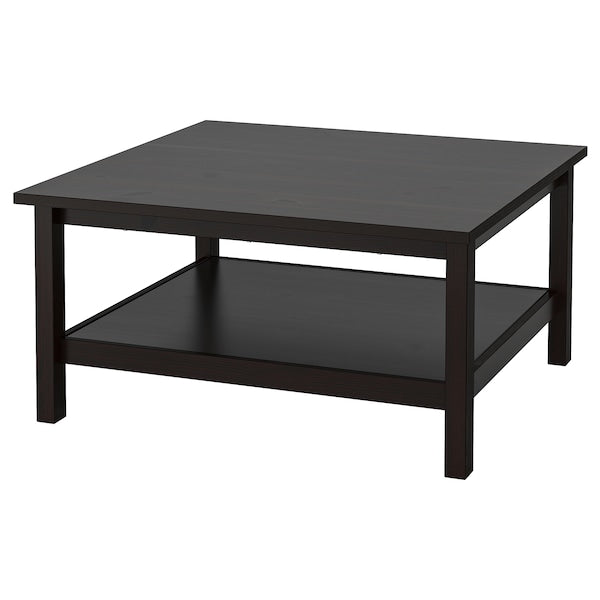 IKEA HEMNES Coffee table, black-brown, 35 3/8x35 3/8 "
