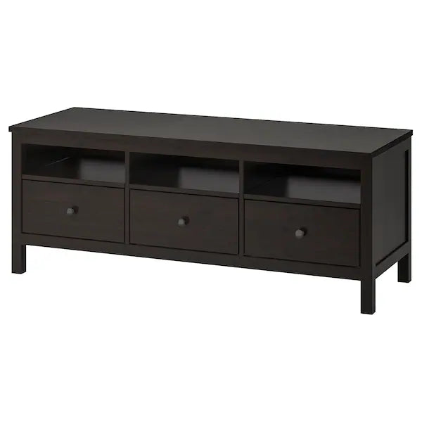 IKEA HEMNES TV unit, black-brown, 58 1/4x18 1/2x22 1/2 "
